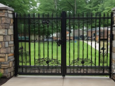 Custom metal gates and railings showcasing artistic welding craftsmanship